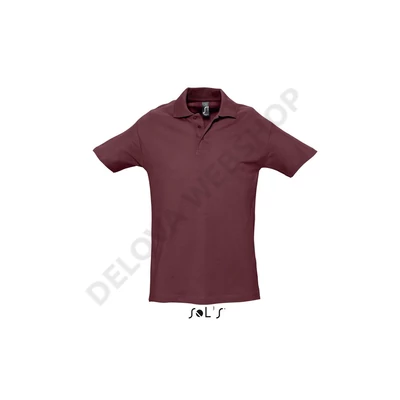 SO11362 SPRING II MEN’S PIQUE POLO SHIRT, Burgundy