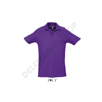 SO11362 SPRING II MEN’S PIQUE POLO SHIRT, Dark Purple