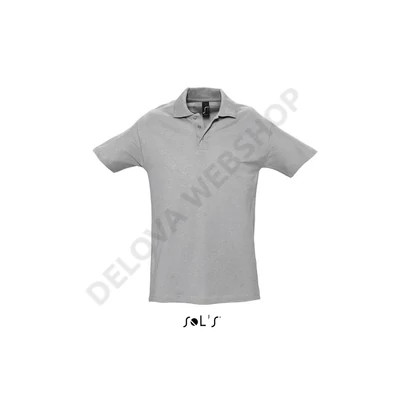 SO11362 SPRING II MEN’S PIQUE POLO SHIRT, Grey Melange