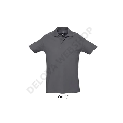 SO11362 SPRING II MEN’S PIQUE POLO SHIRT, Mouse Grey