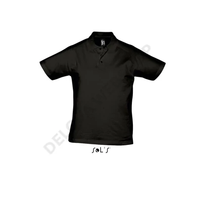 SO11377 PRESCOTT MEN POLO SHIRT, Deep Black