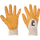 HARRIER sárga mártott nitril kesztyű