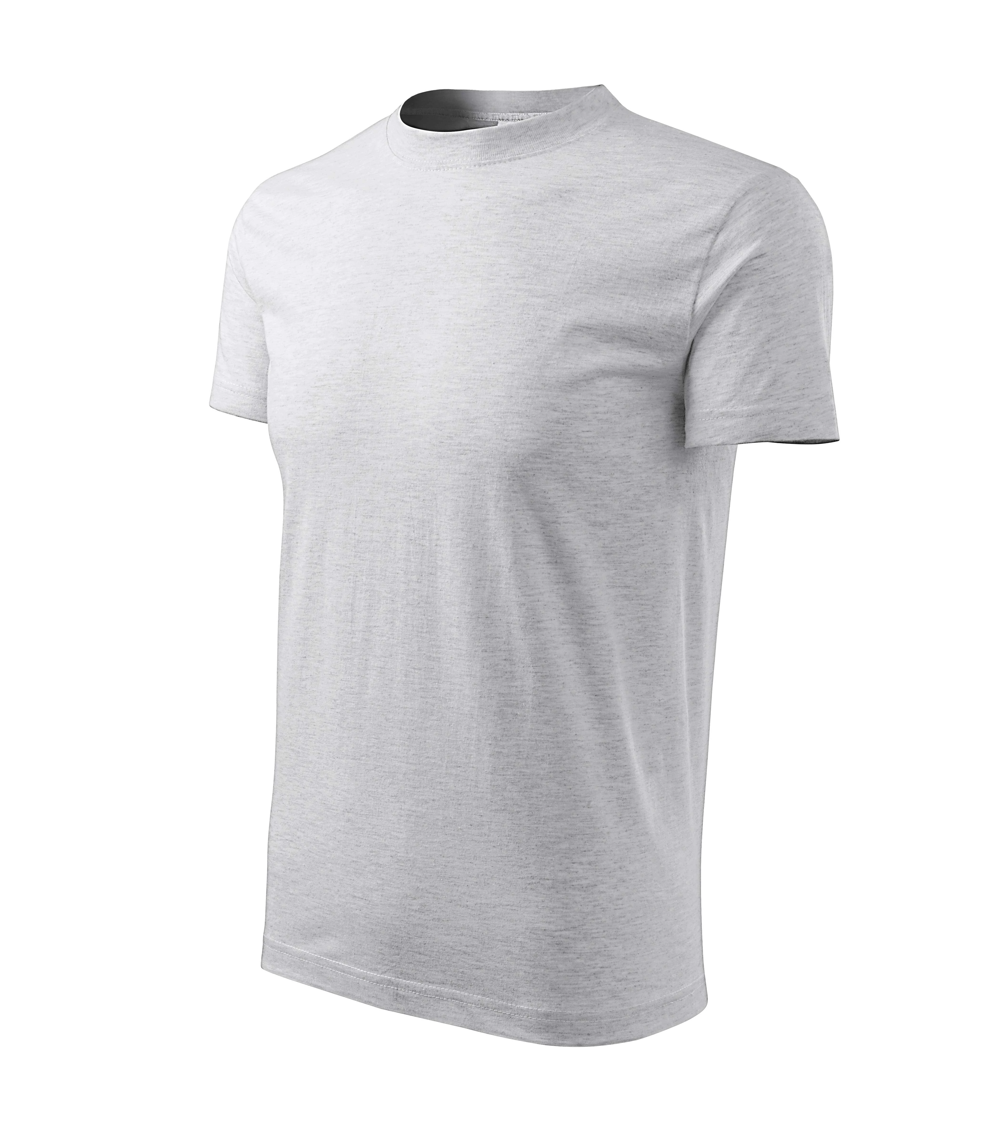 Classic Pólók unisex, világosszürke melírozott