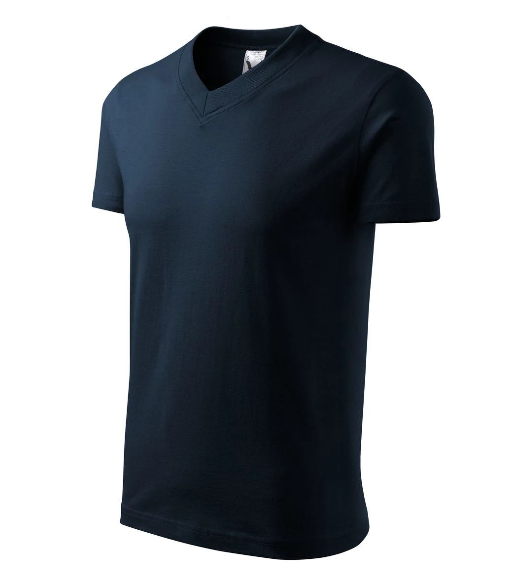 V-neck Pólók unisex, tengerkék