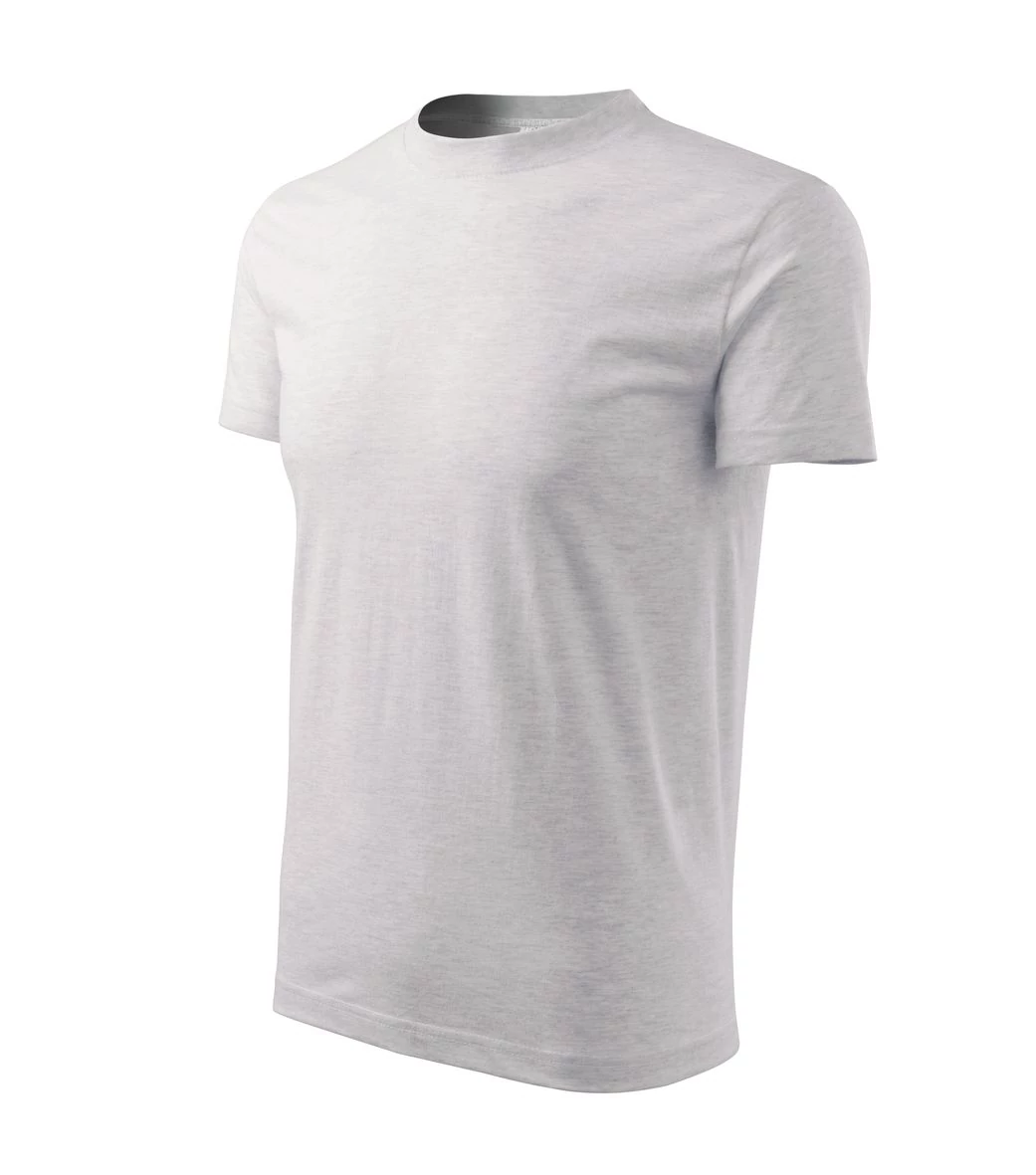 Heavy Pólók unisex, világosszürke melírozott