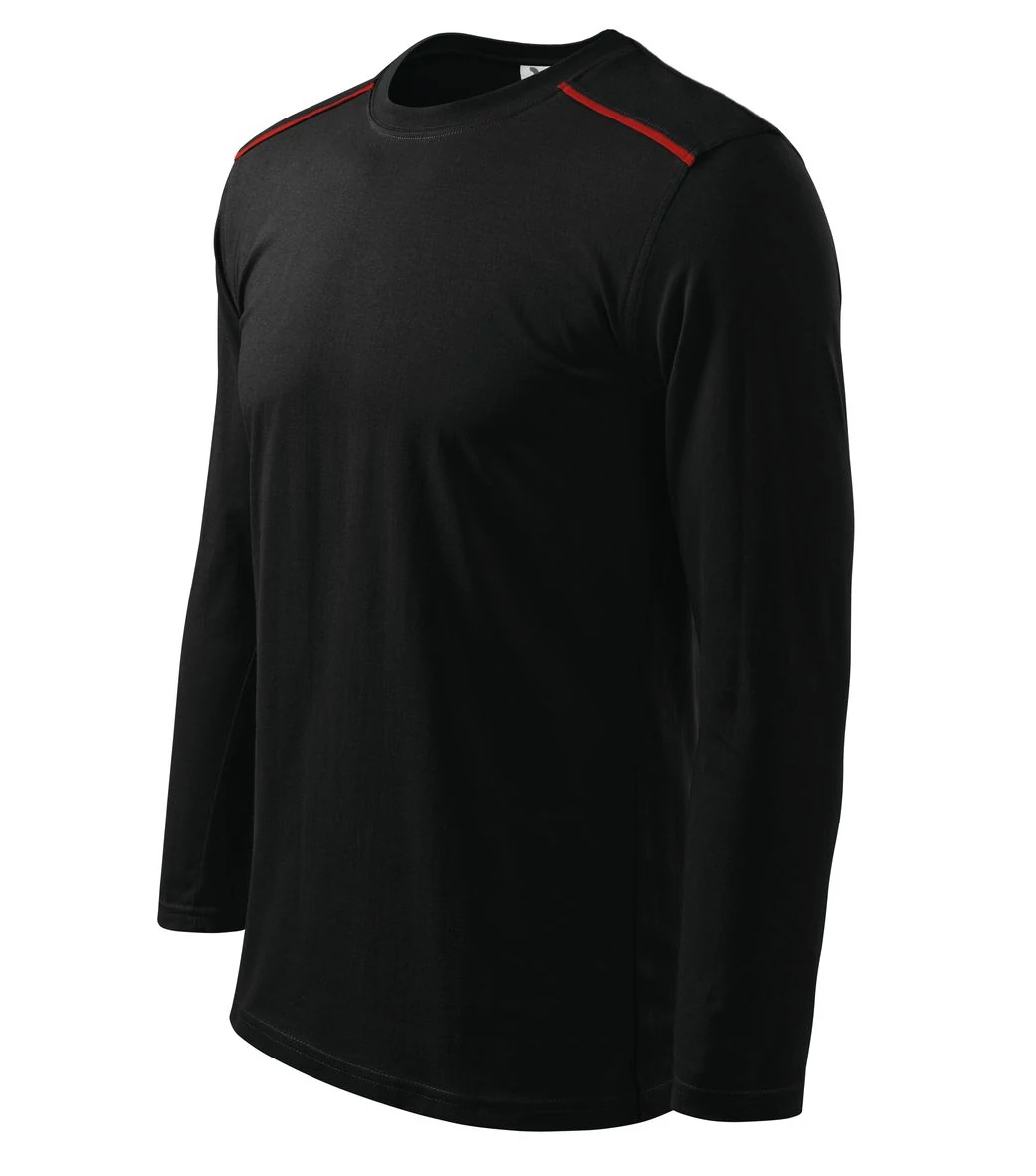 Long Sleeve Pólók unisex, fekete