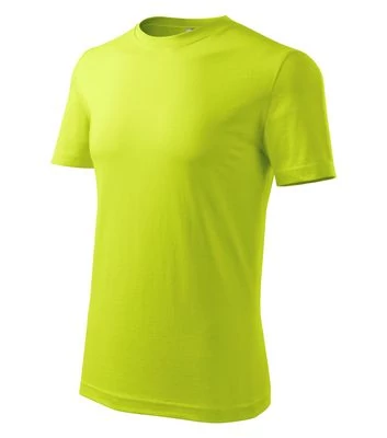 Classic New Pólók férfi, lime szin