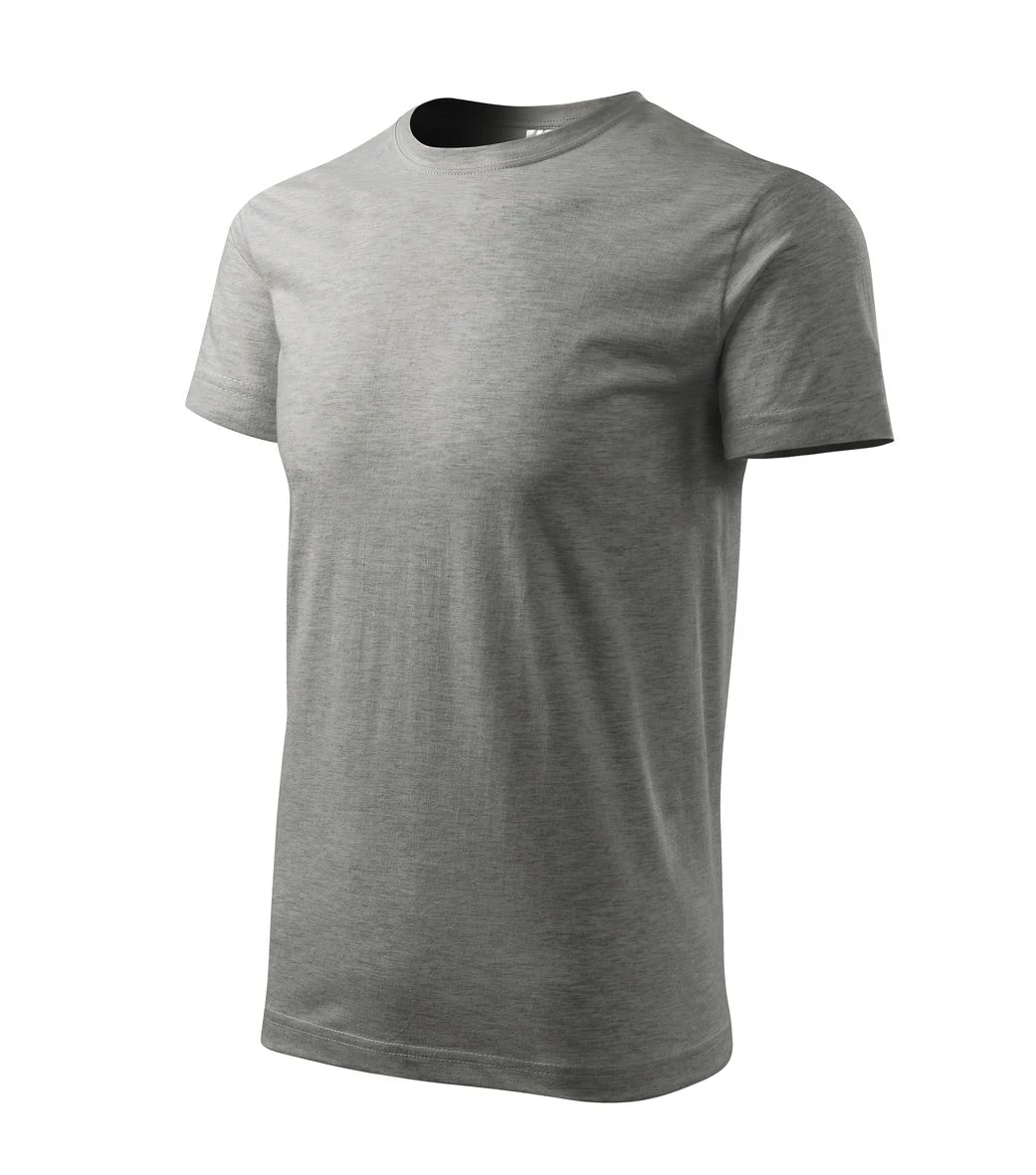 Heavy New Pólók unisex, sötétszürke melírozott