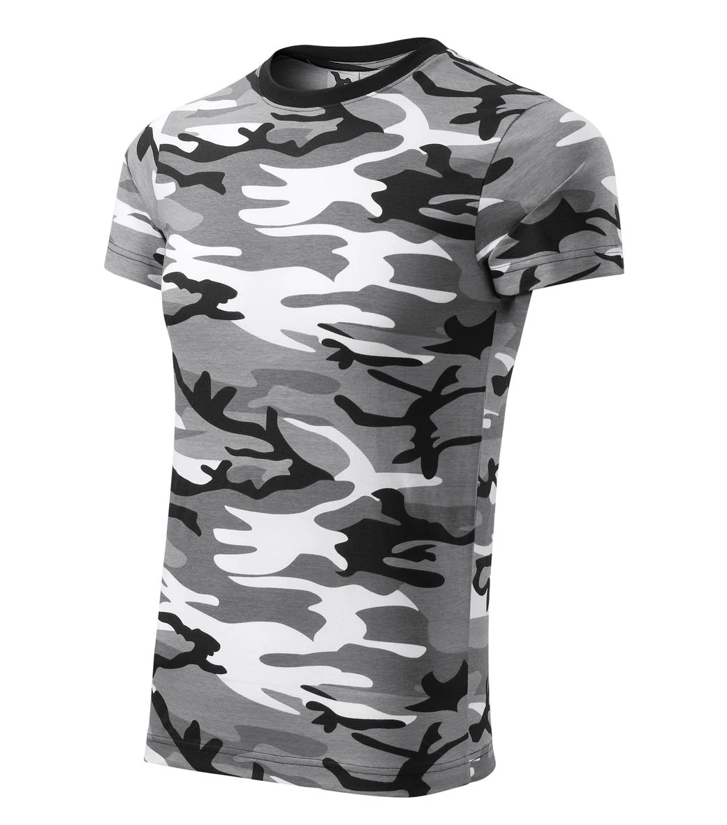 Camouflage Pólók unisex, terepszín szürke