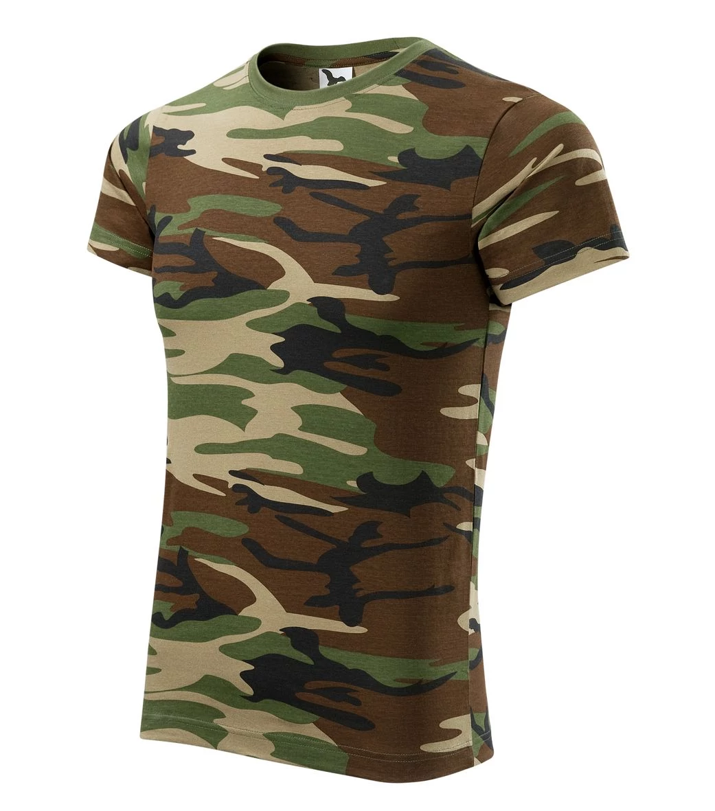 Camouflage Pólók unisex, terepszín barna