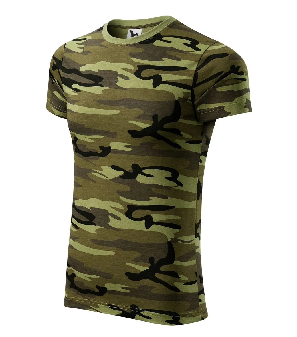 Camouflage Pólók unisex, terepszín zöld