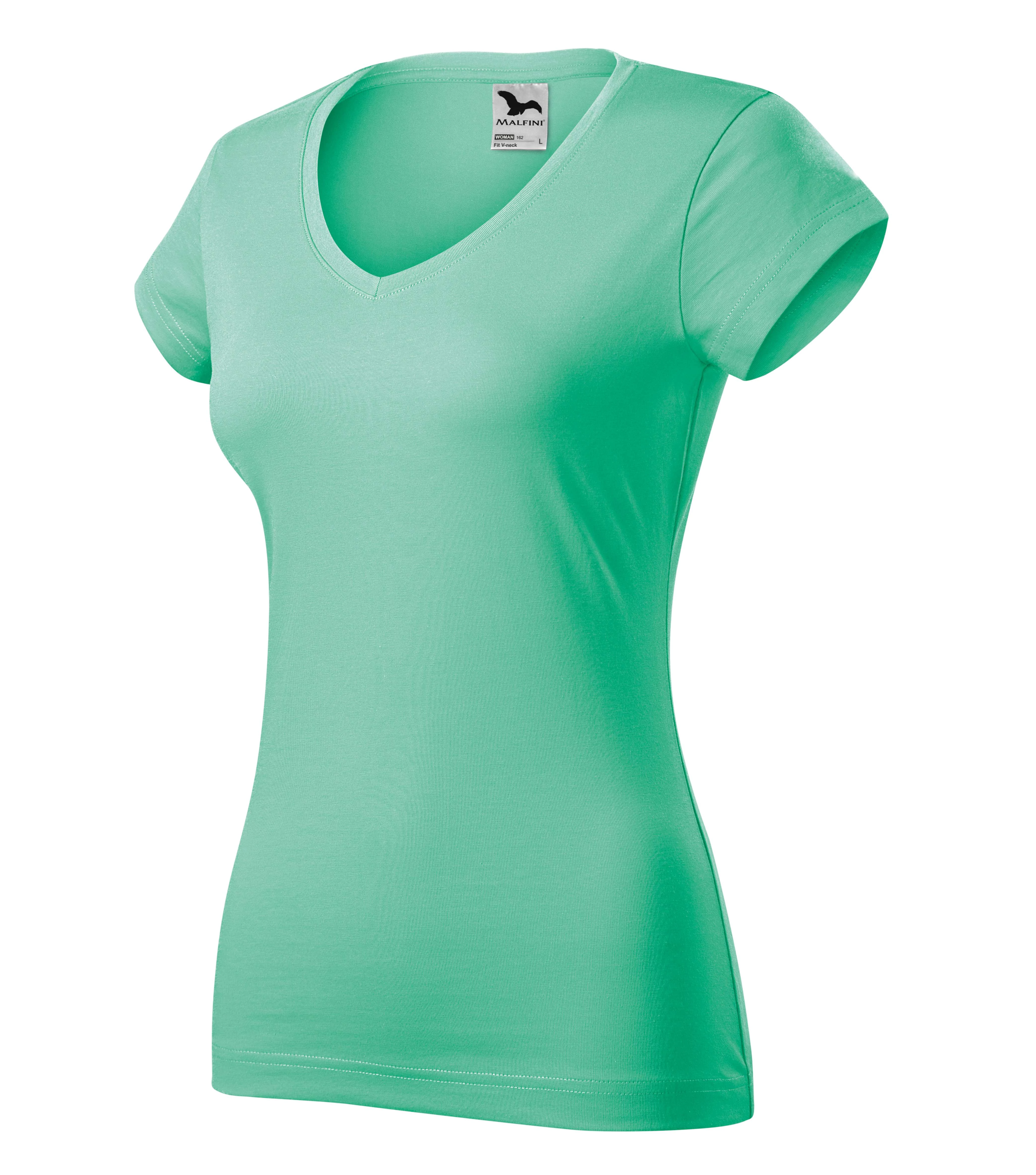 Fit V-neck Pólók női, menta