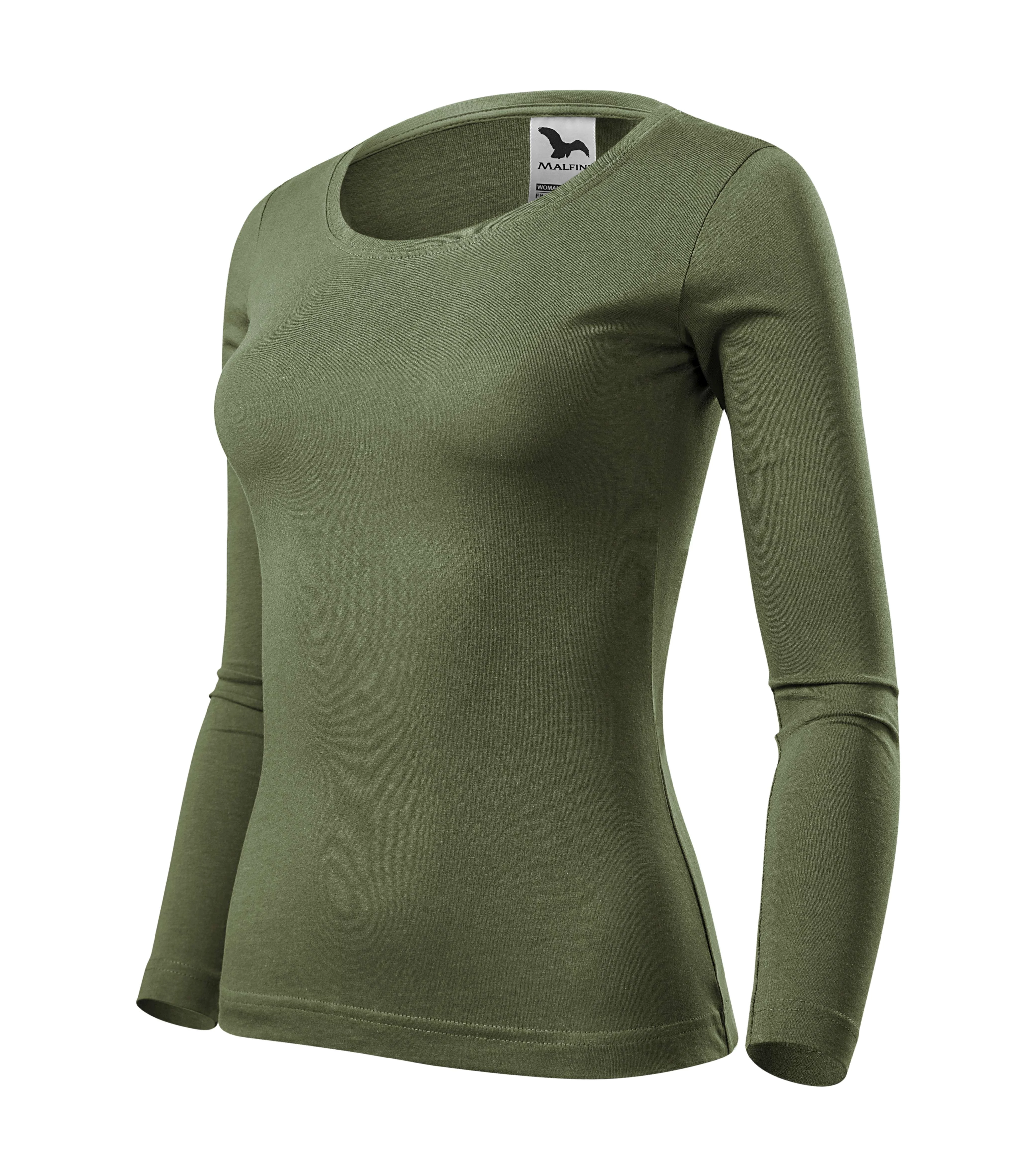 Fit-T LS Pólók női, khaki