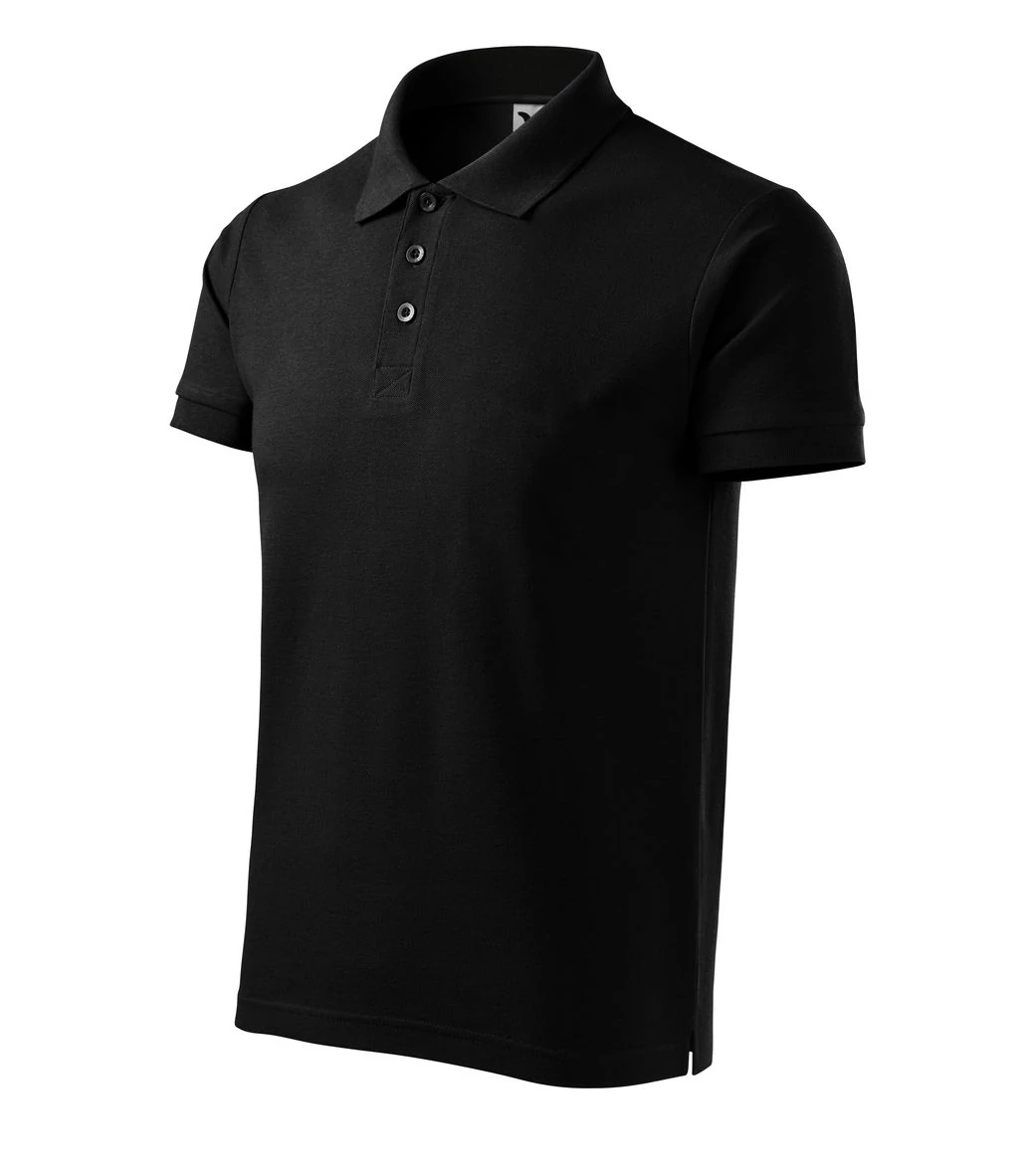 Cotton Galléros póló férfi, fekete