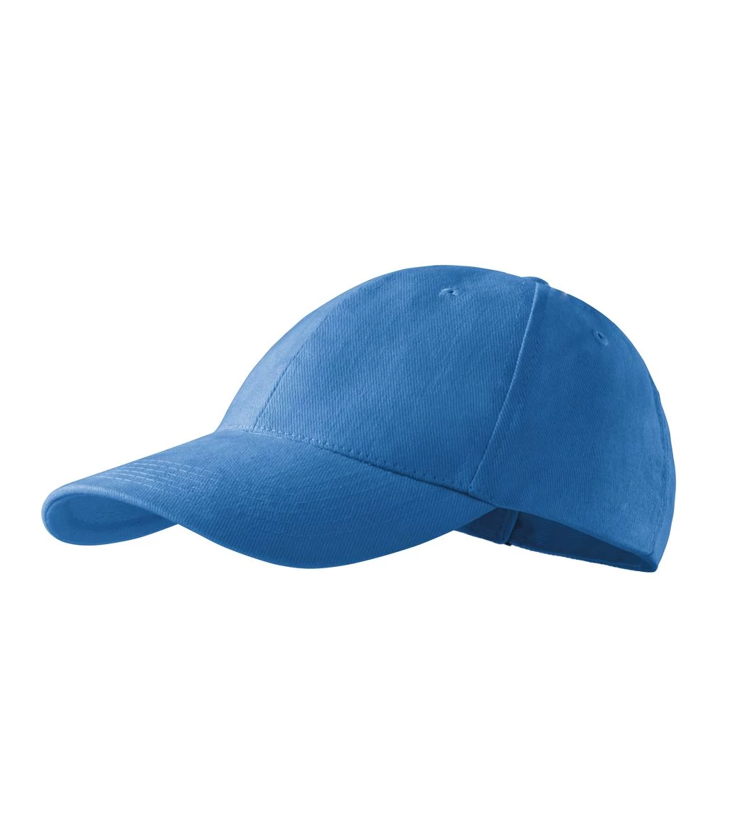 6P Sapka unisex, azúrkék