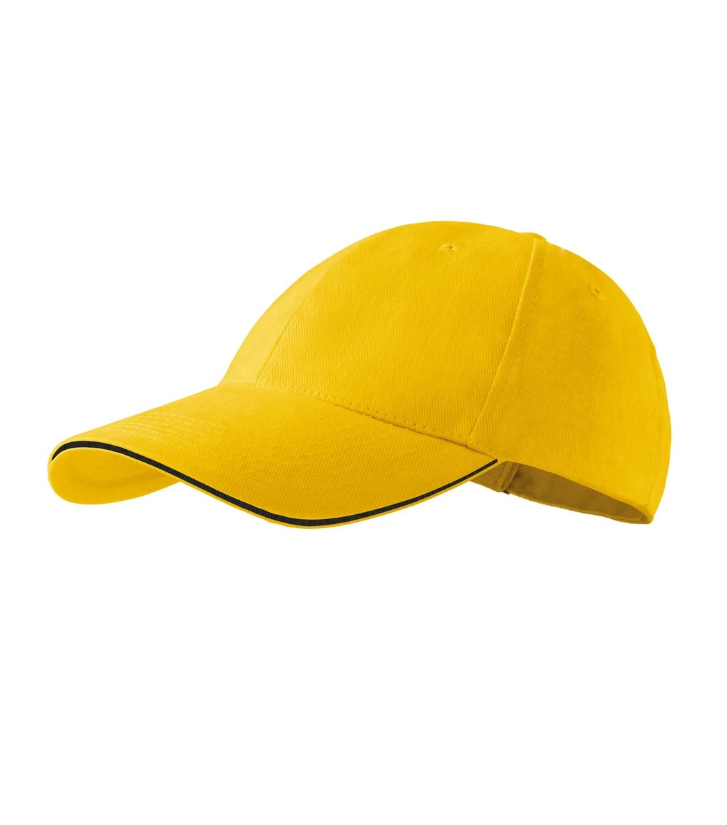 Sandwich 6P Sapka unisex, sárga