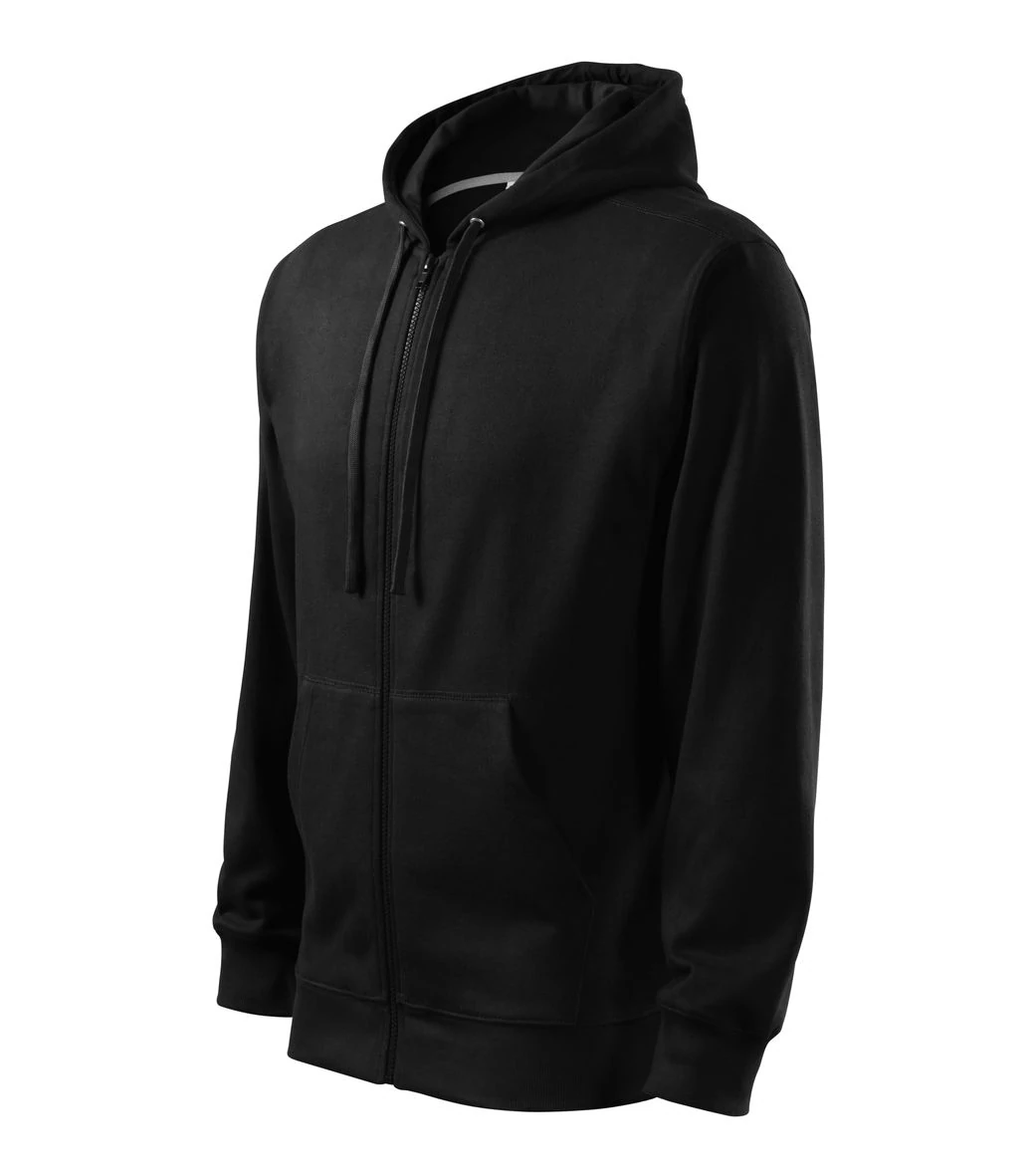 Trendy Zipper Felső férfi, fekete