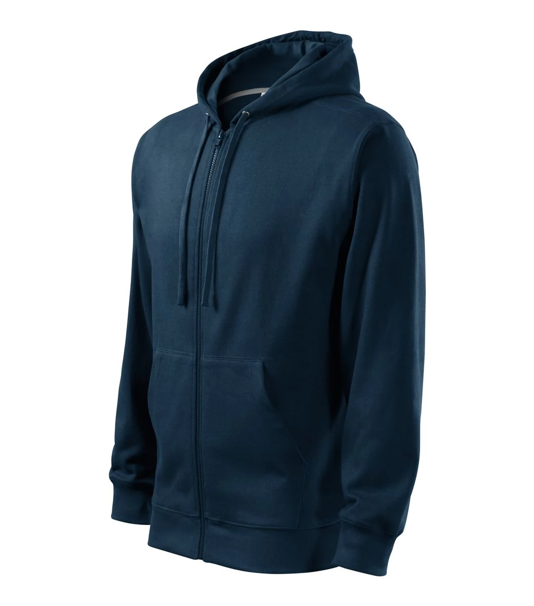 Trendy Zipper Felső férfi, tengerkék