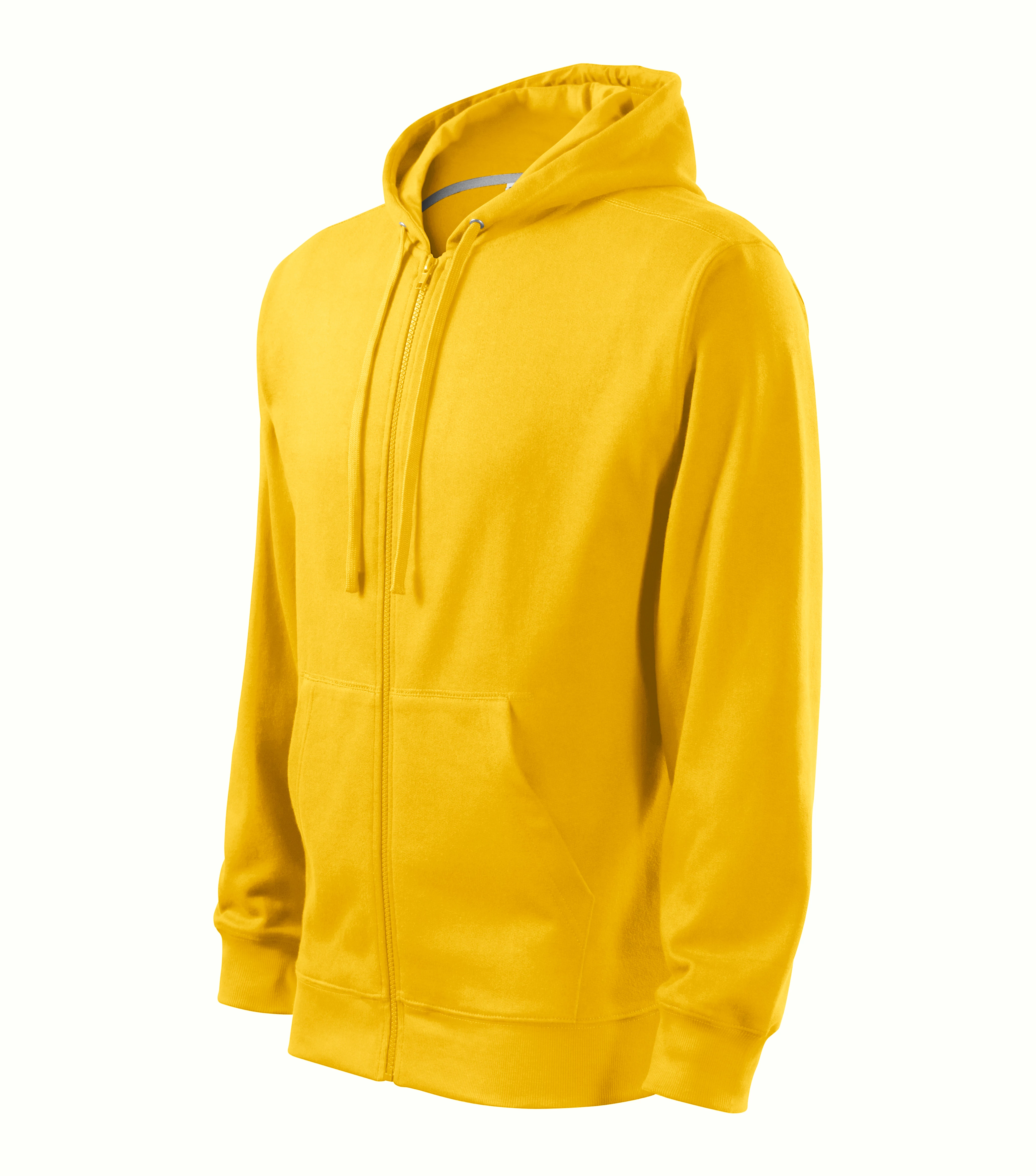 Trendy Zipper Felső férfi, sárga