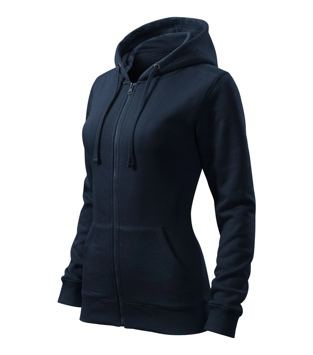 Trendy Zipper Felső női, tengerkék