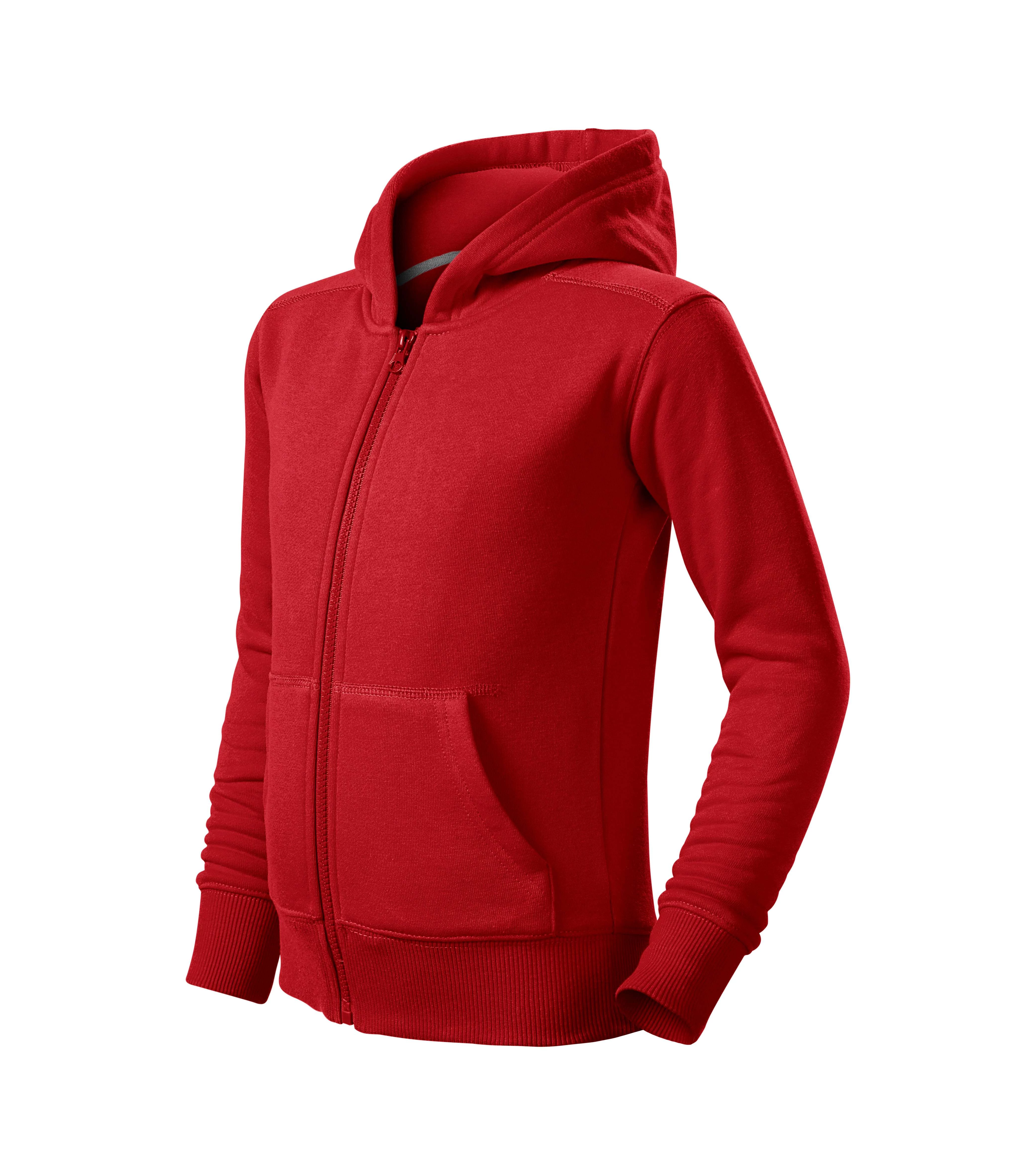 Trendy Zipper Felső gyerek, piros