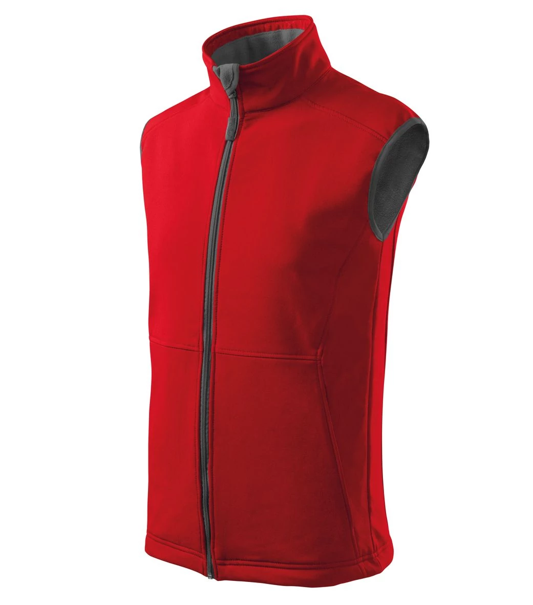 Vision Softshell mellény férfi, piros