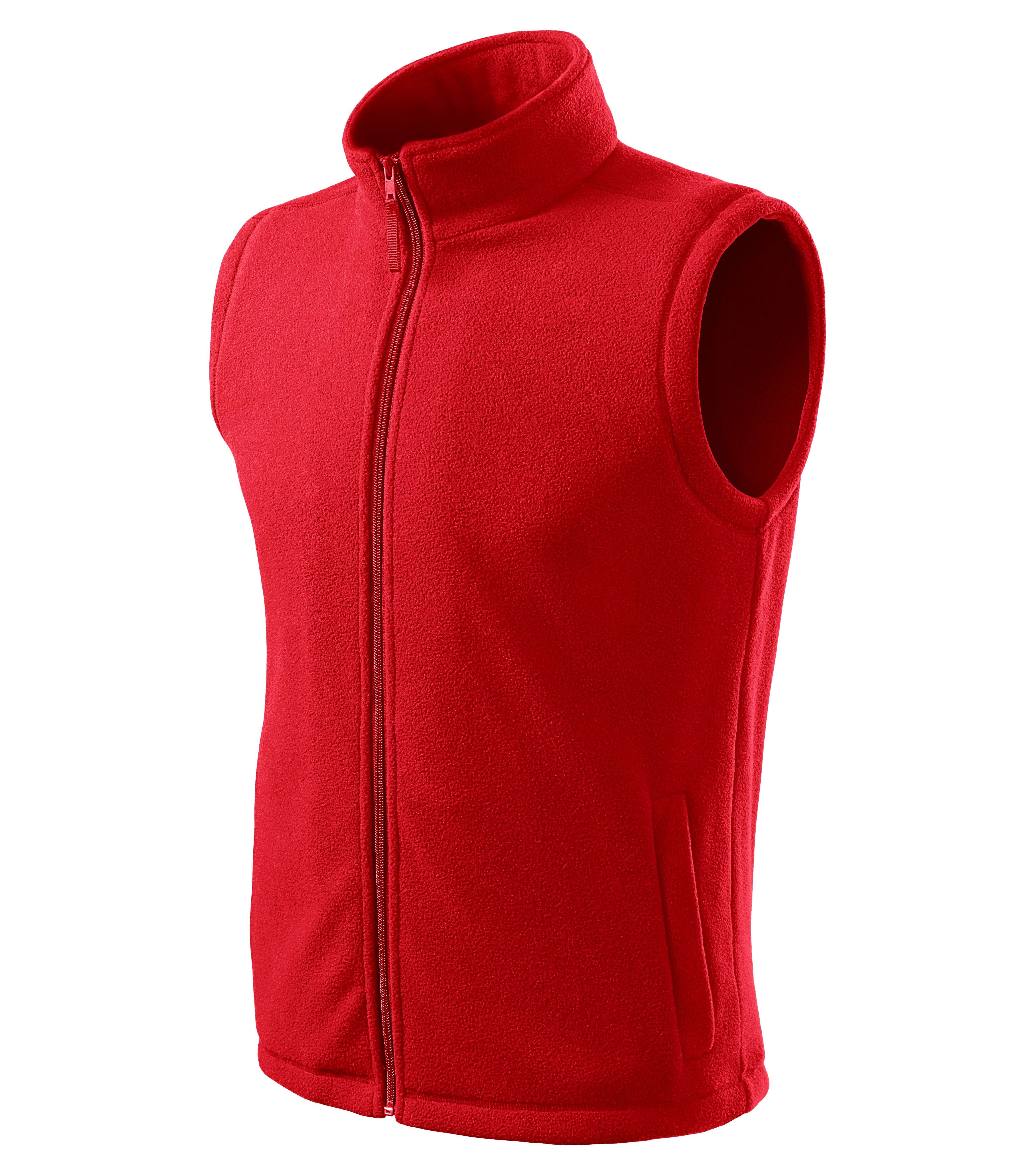 Next Polár mellény unisex, piros