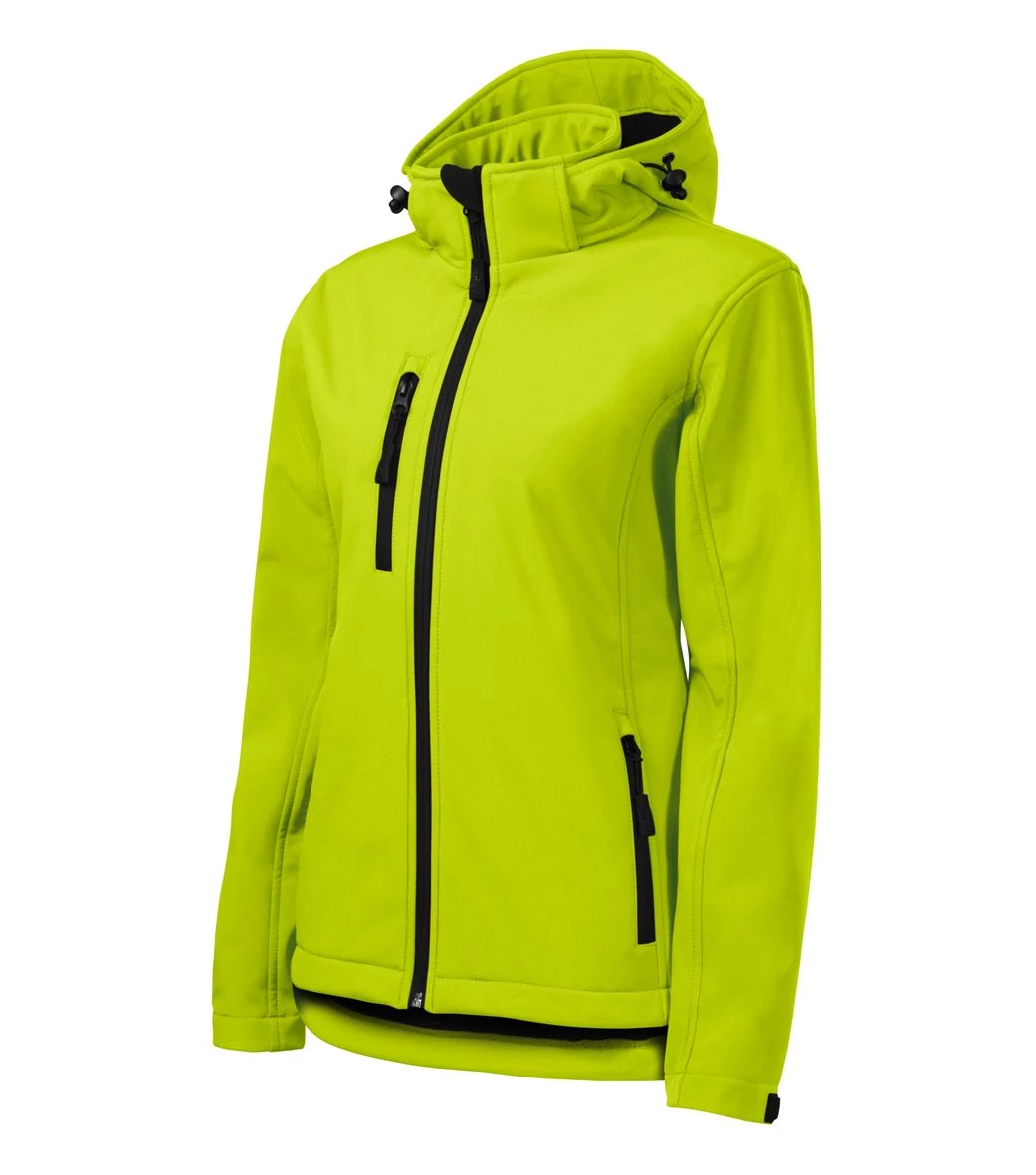 Performance Softshell kabát női, lime szin