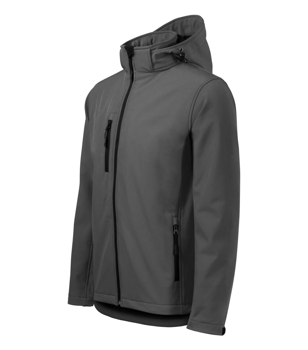Performance Softshell kabát férfi, acélszürke