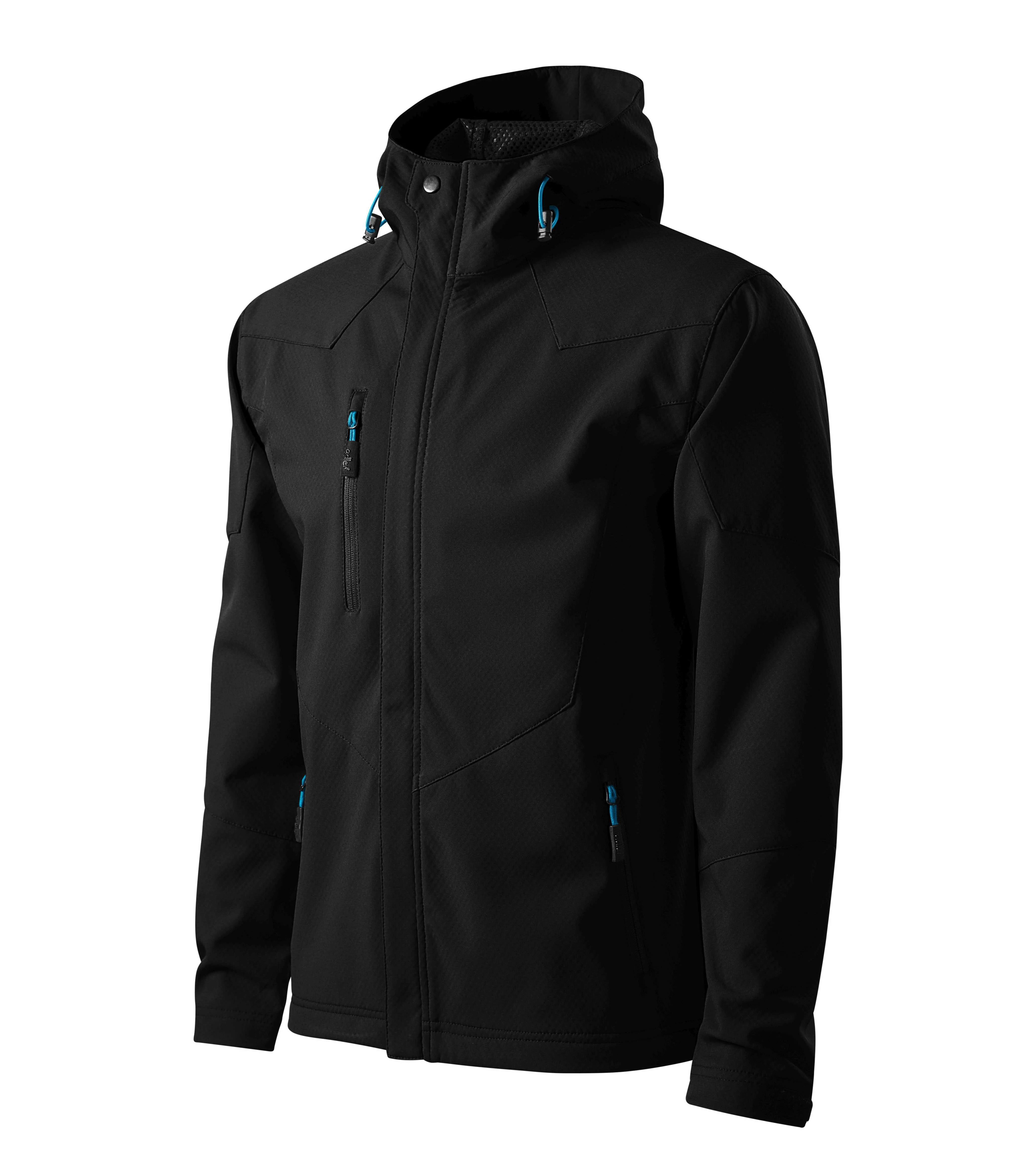 Nano Softshell kabát férfi, fekete