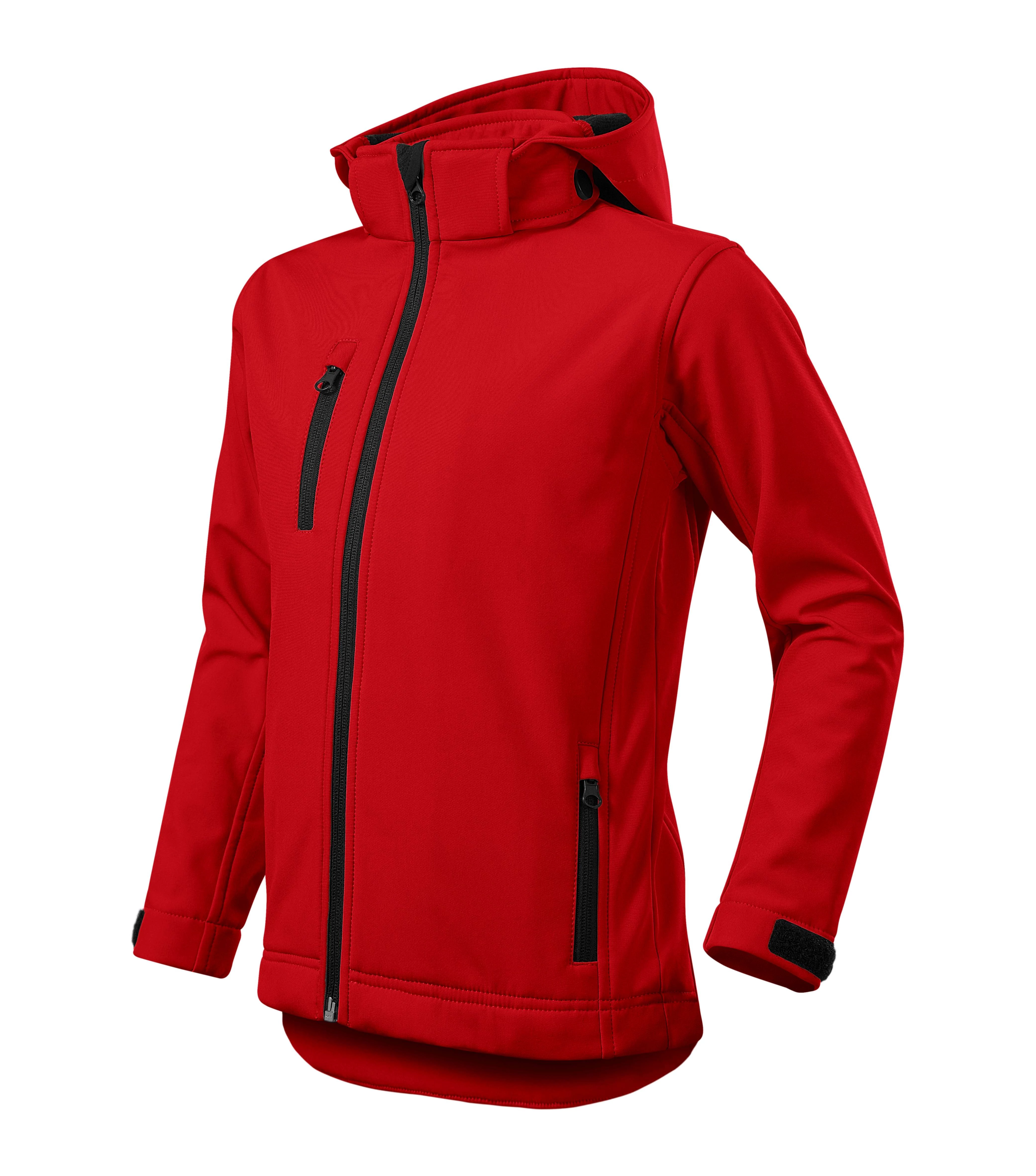 Performance Softshell kabát gyerek, piros