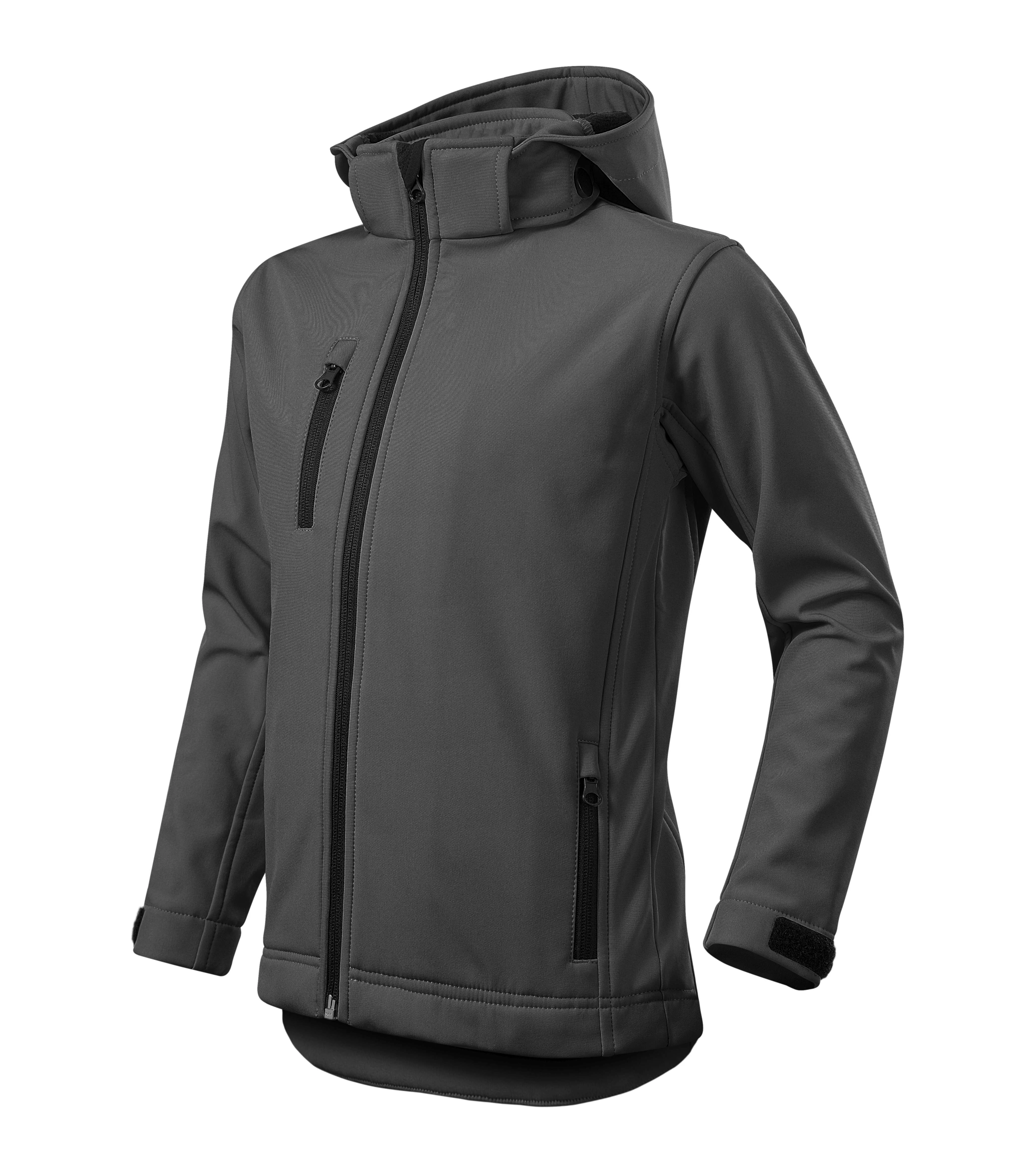 Performance Softshell kabát gyerek, acélszürke