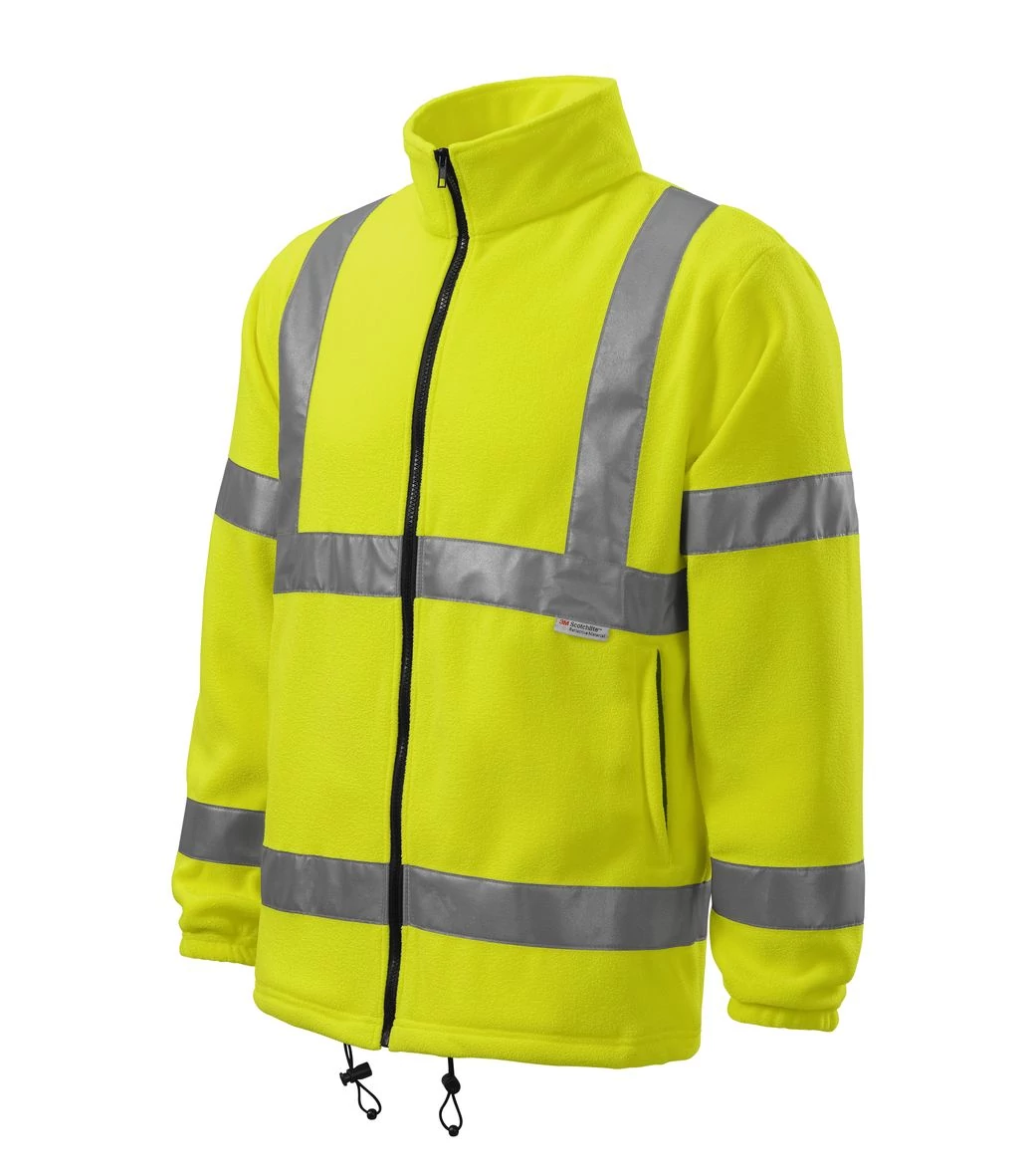 HV Fleece Jacket Polár unisex, fényvisszaverő sárga
