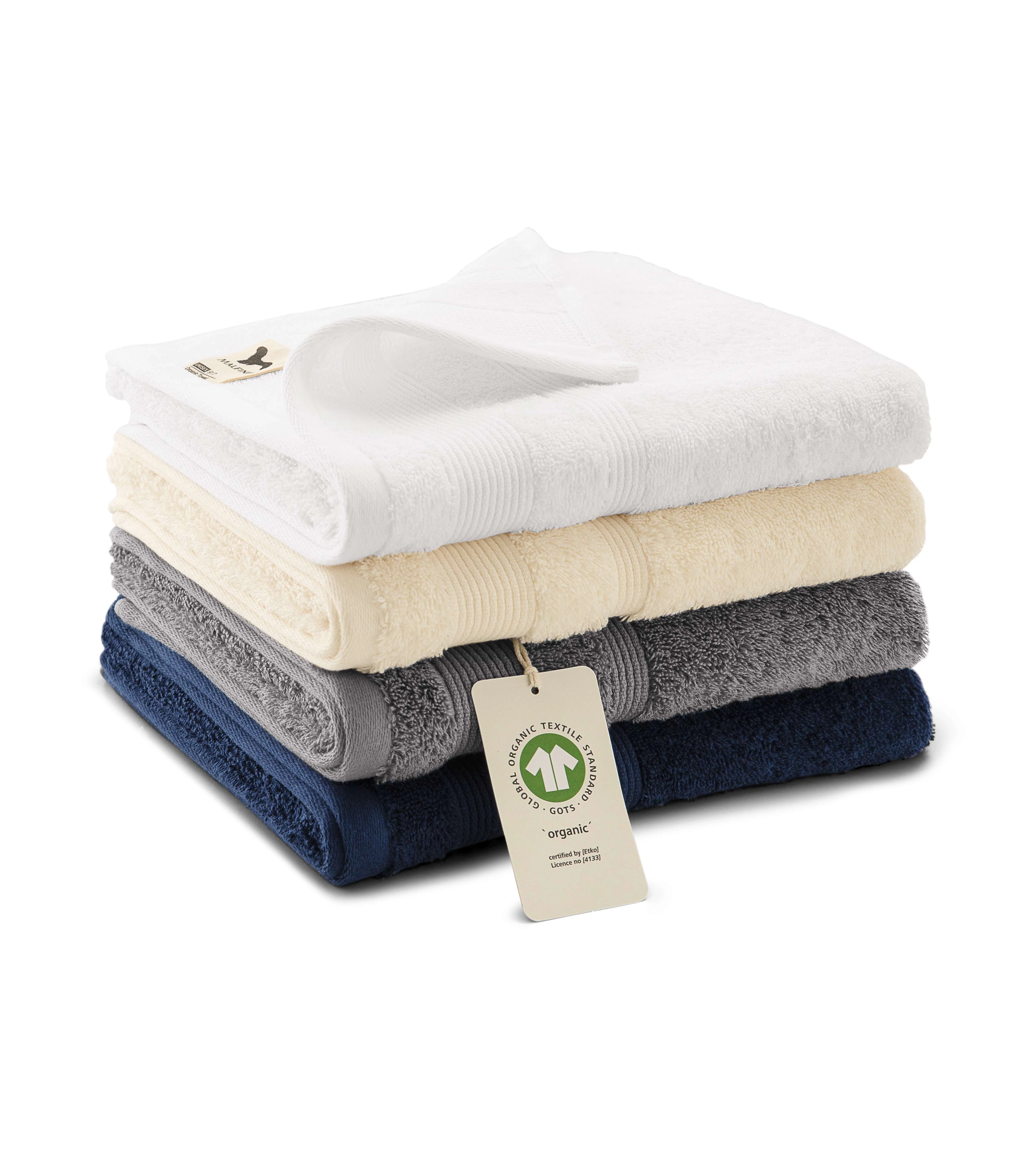 Organic Törülköző unisex, fehér