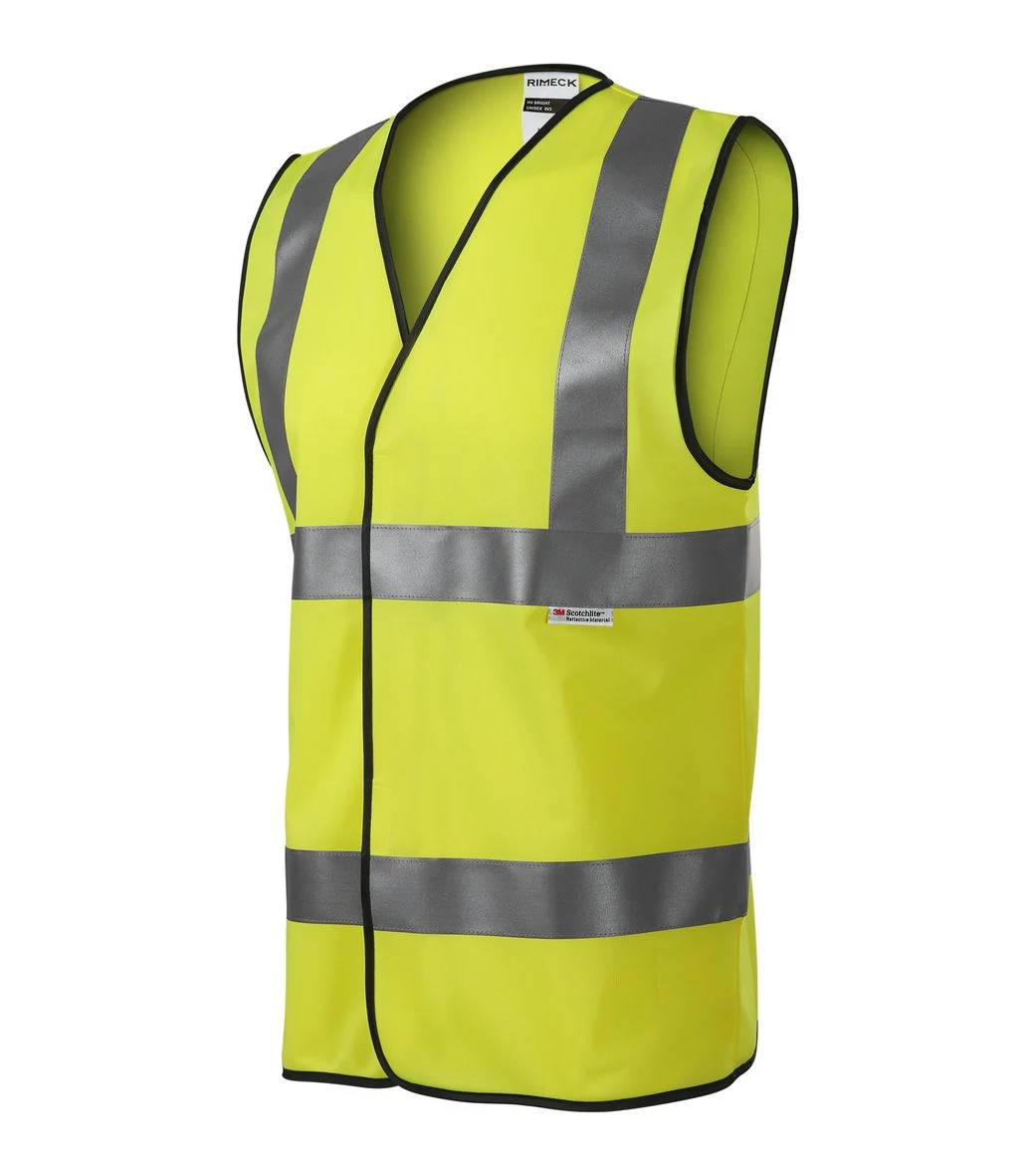 HV Bright Biztonsági mellény unisex, fényvisszaverő sárga