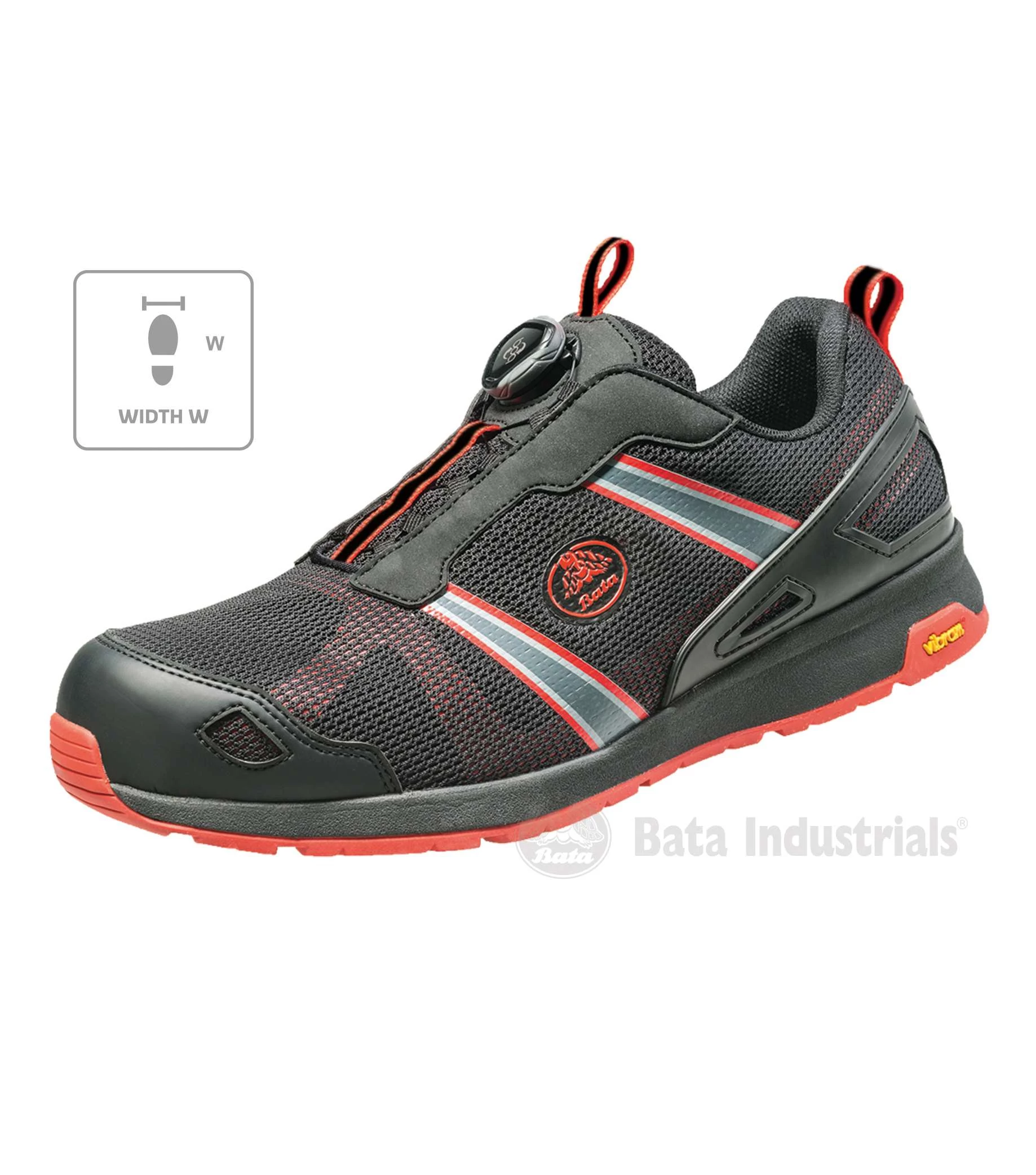 Bright 041 W Félcipő unisex, fekete