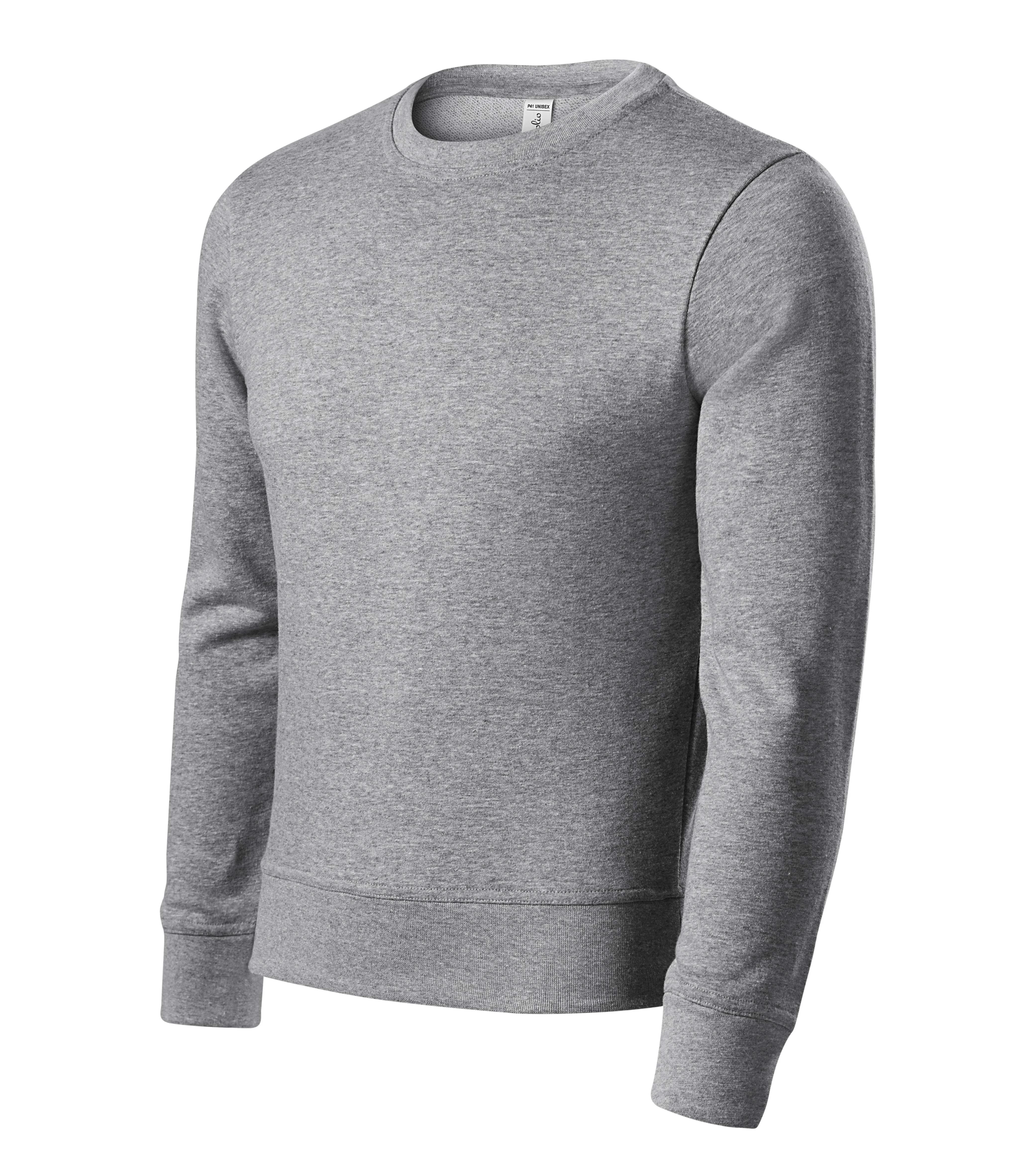 Zero Felső unisex, sötétszürke melírozott