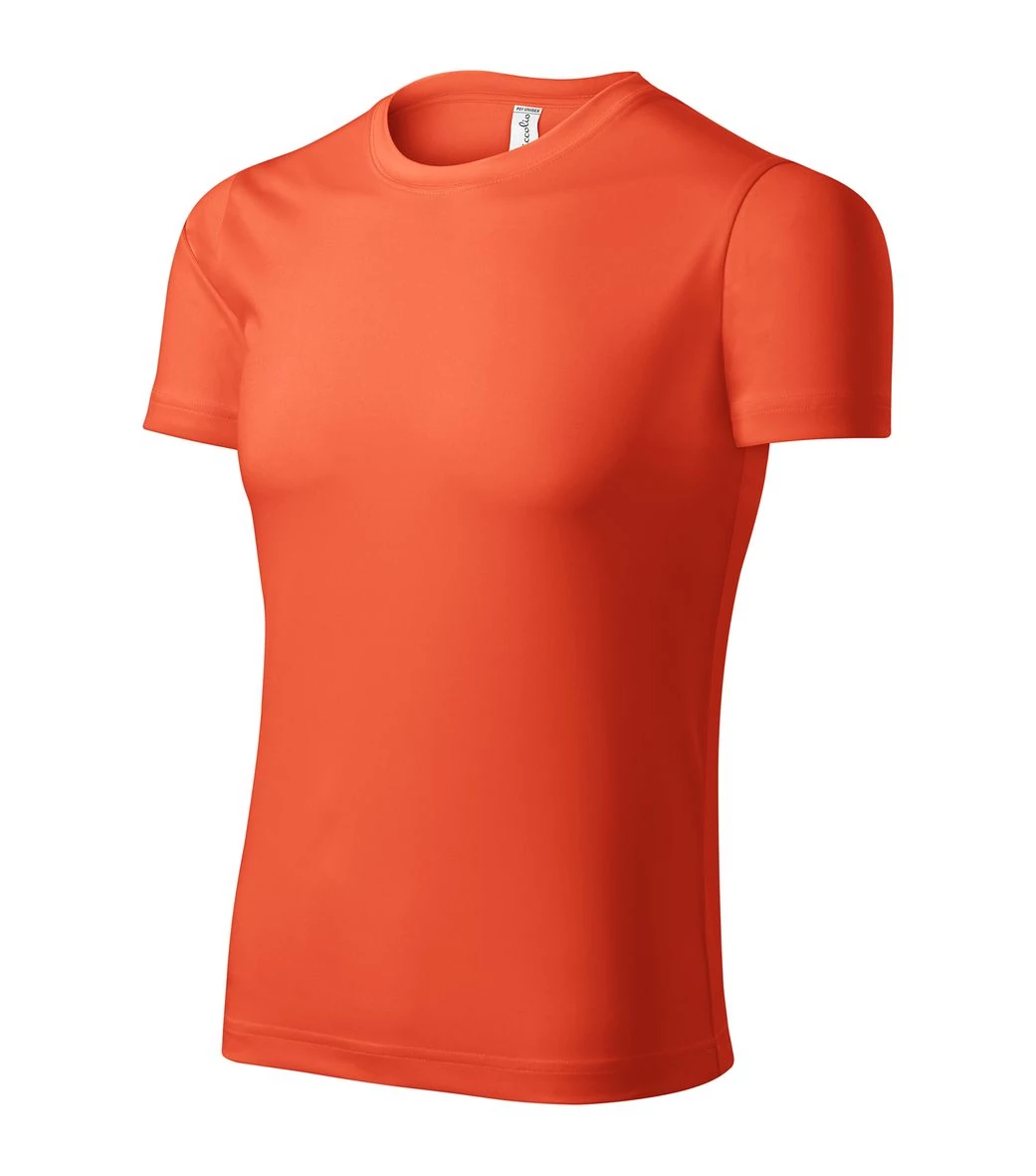 Pixel Pólók unisex, neon orange