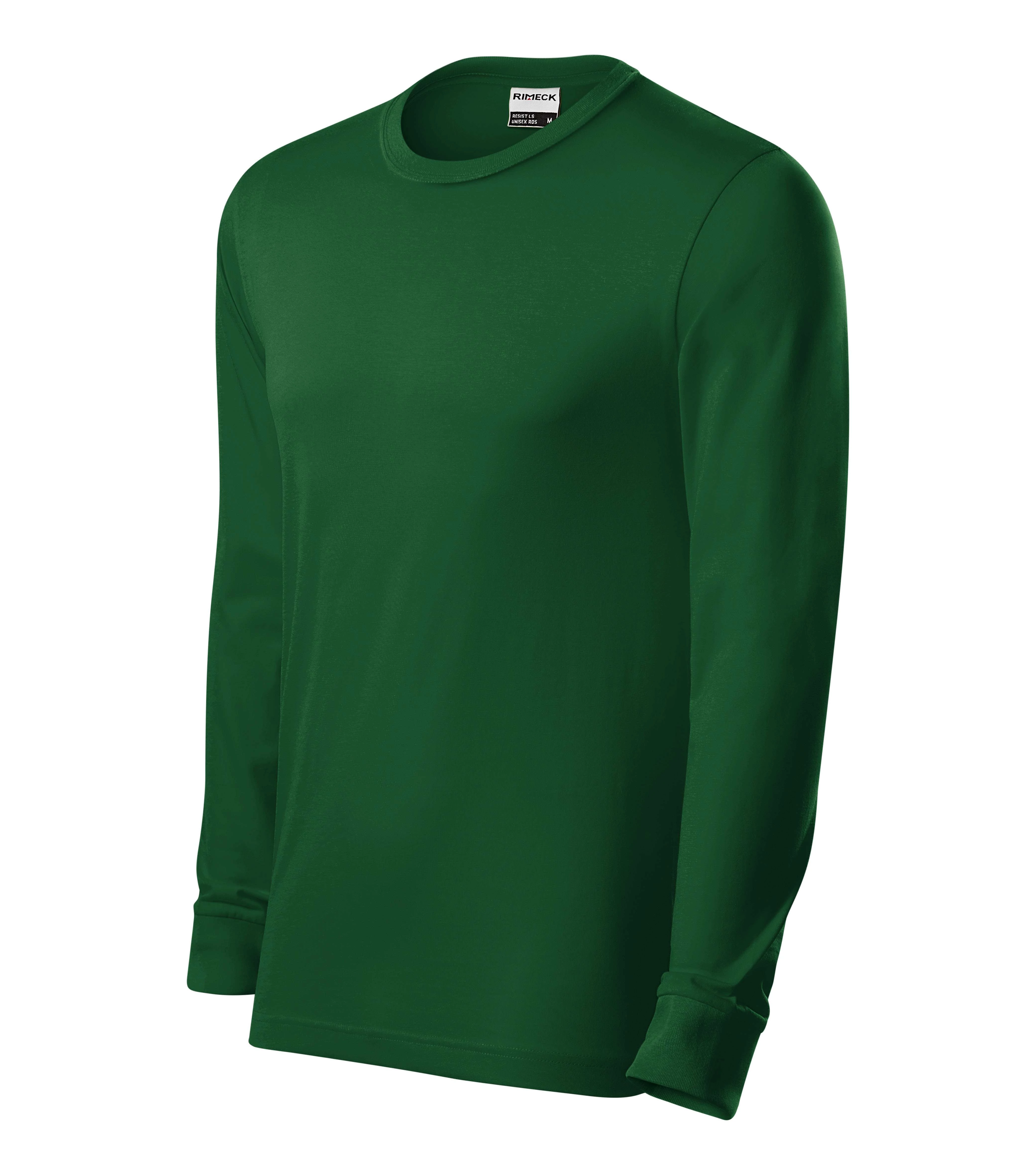 Resist LS Pólók unisex, üvegzöld