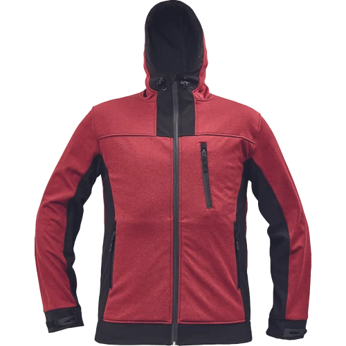 HUYER SOFTSHELL kabát, piros