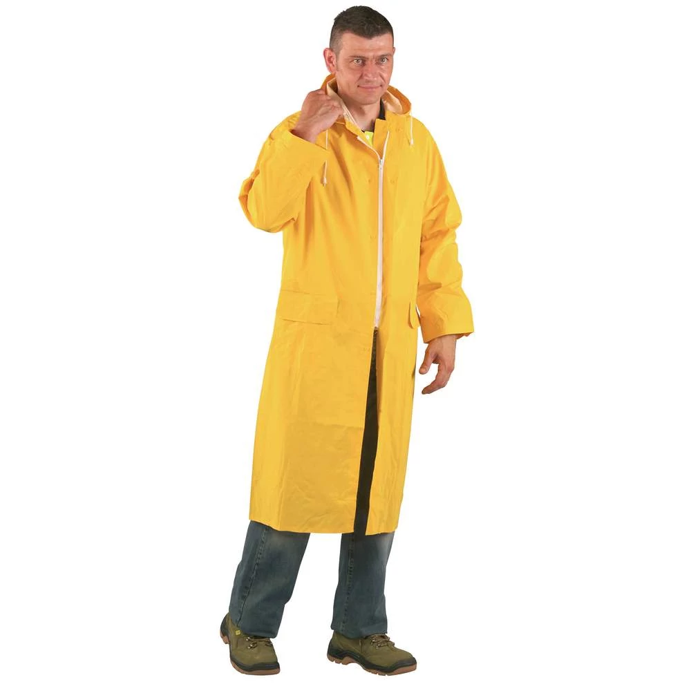 PVC esőköpeny 120cm sárga 