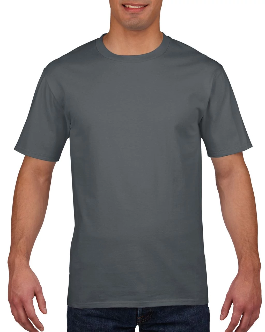 GI4100 PREMIUM COTTON® ADULT T-SHIRT, Charcoal