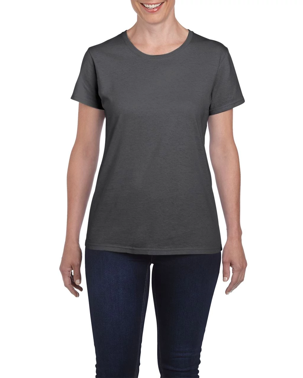 GIL5000 HEAVY COTTON™  LADIES' T-SHIRT, Dark Heather