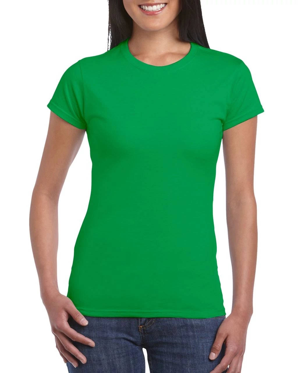 GIL64000 SOFTSTYLE® LADIES' T-SHIRT, Irish Green