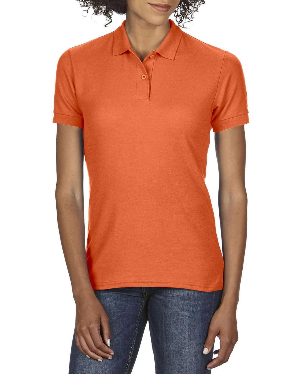 GIL75800 DRYBLEND® LADIES' DOUBLE PIQUÉ POLO, Orange