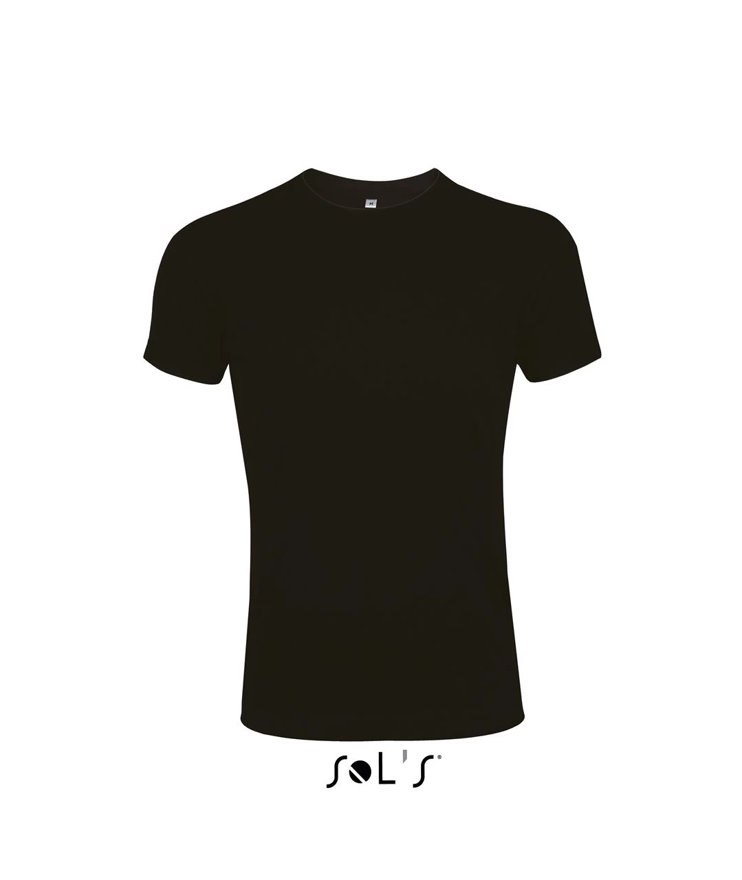 SO00580 IMPERIAL FIT MEN'S ROUND COLLAR CLOSE FITTING T-SHIRT, Deep Black
