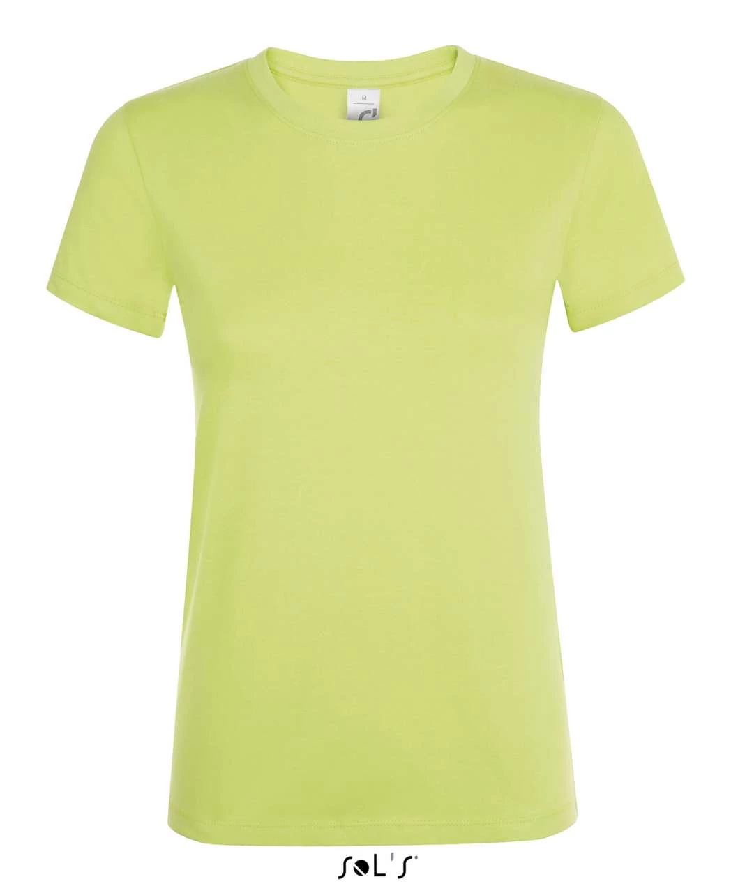 SO01825 REGENT WOMEN ROUND-NECK T-SHIRT, Apple Green