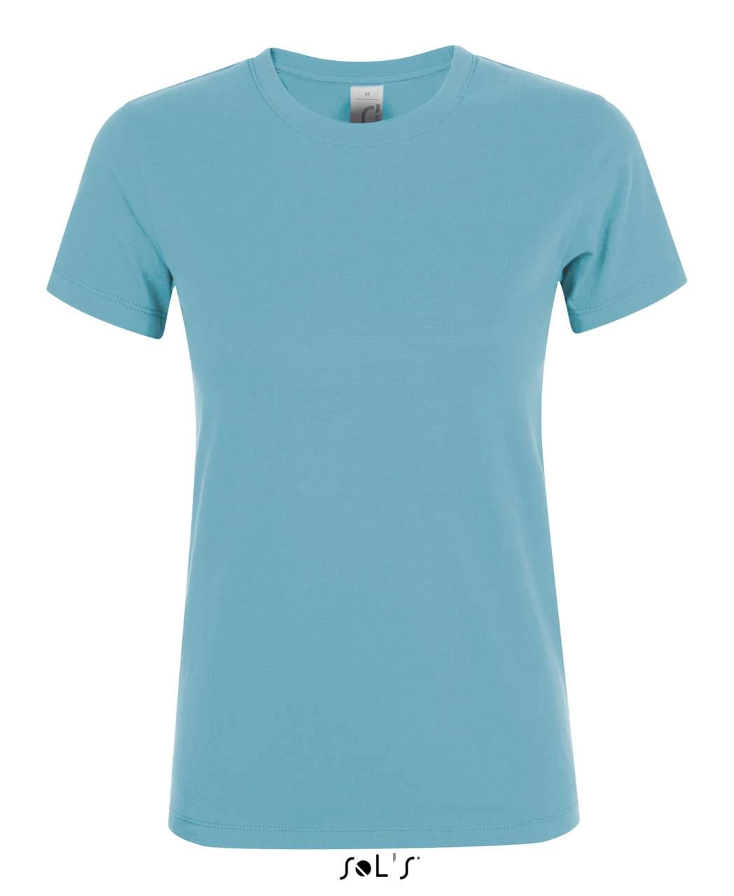 SO01825 REGENT WOMEN ROUND-NECK T-SHIRT, Atoll Blue