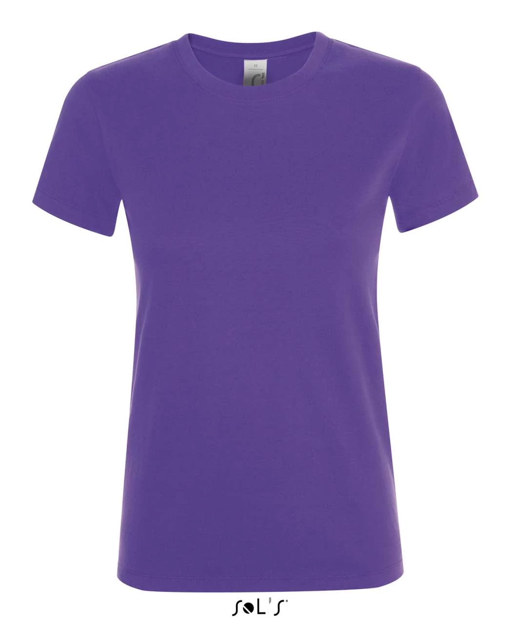 SO01825 REGENT WOMEN ROUND-NECK T-SHIRT, Dark Purple