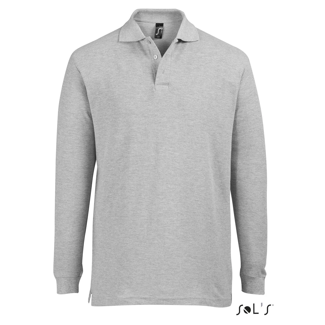 SO11328 STAR MEN POLO SHIRT, Grey Melange
